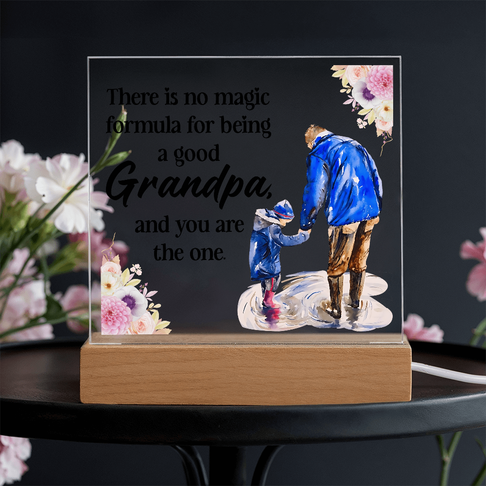 Acrylic - Grandpa You are the One