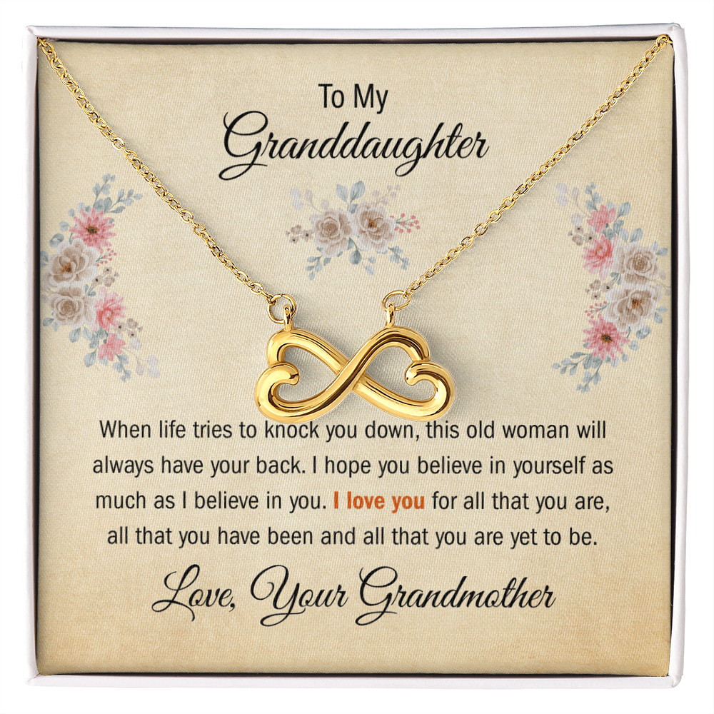 To My Granddaughter, this old woman will have your back (Y)