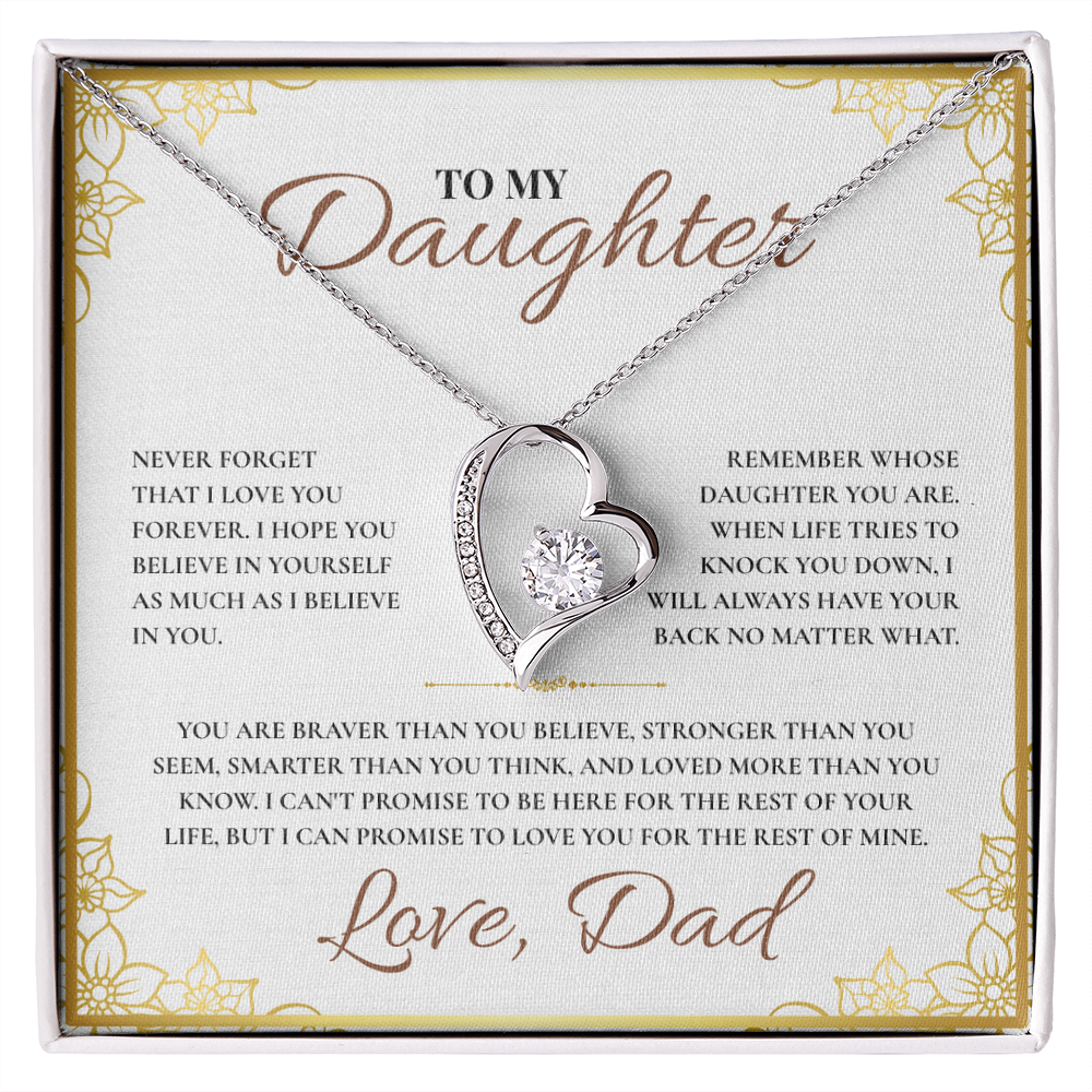 To My Daughter, I will Always Have your Back