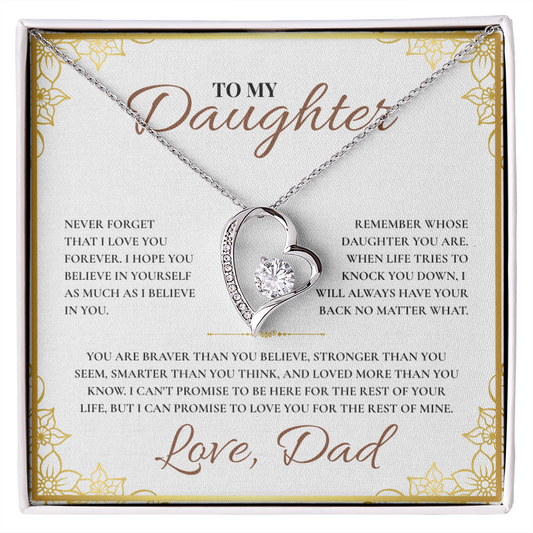 To My Daughter, I will Always Have your Back