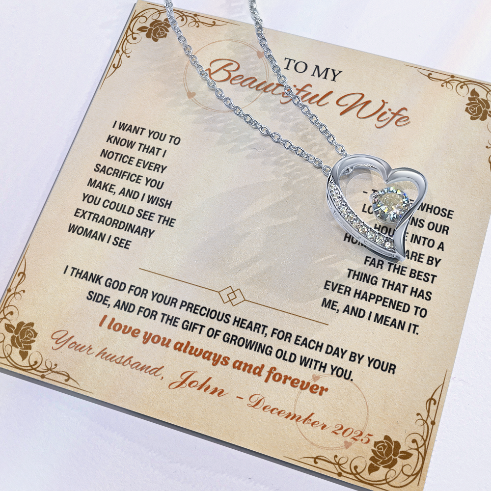 To My Beautiful Wife, Your Love Turns our House into a Home (Y)