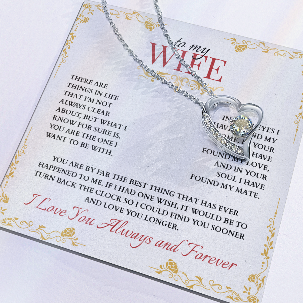 To My Wife, You are the One I Want to Be With