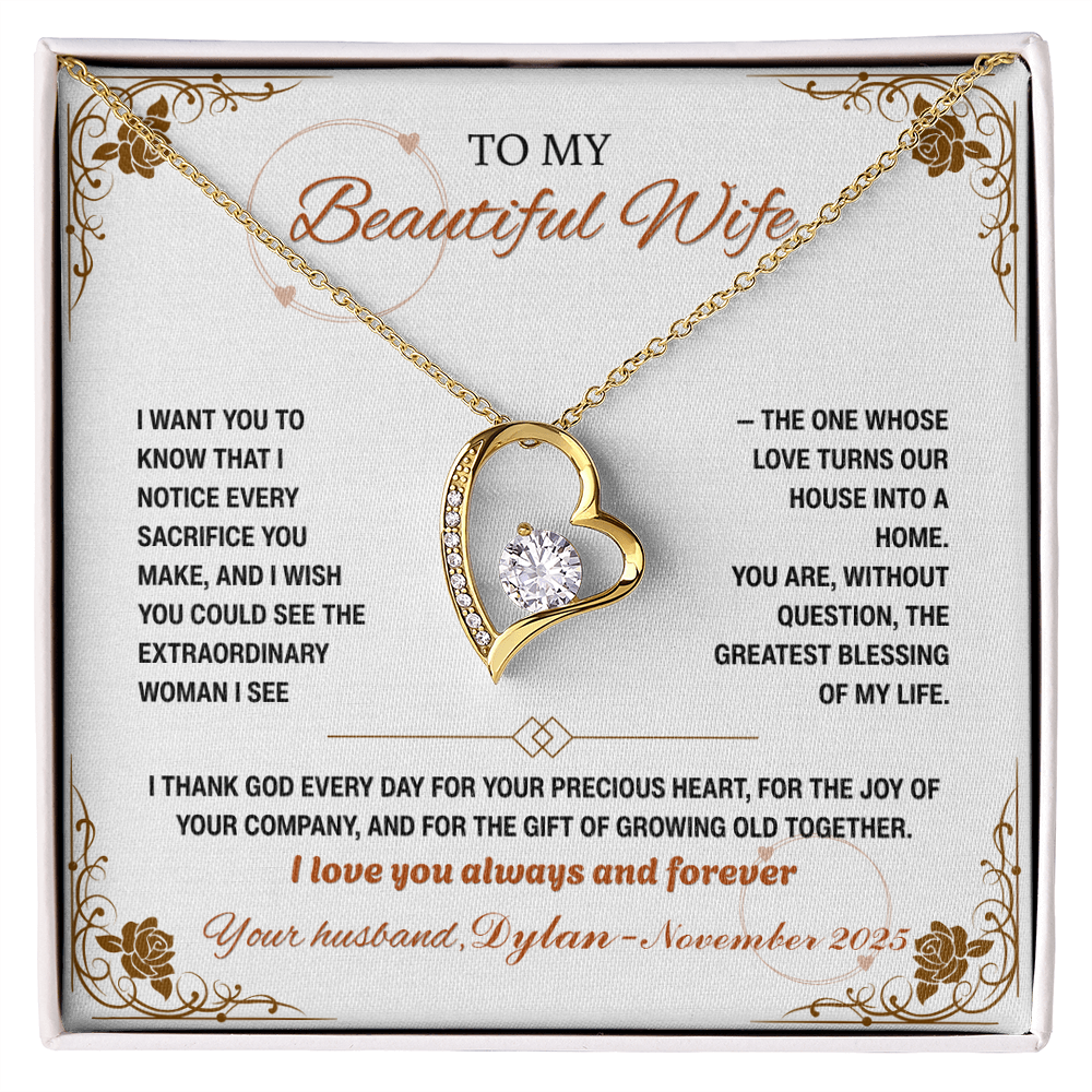 To My Beautiful Wife, You are an Extraordinary Woman (W)