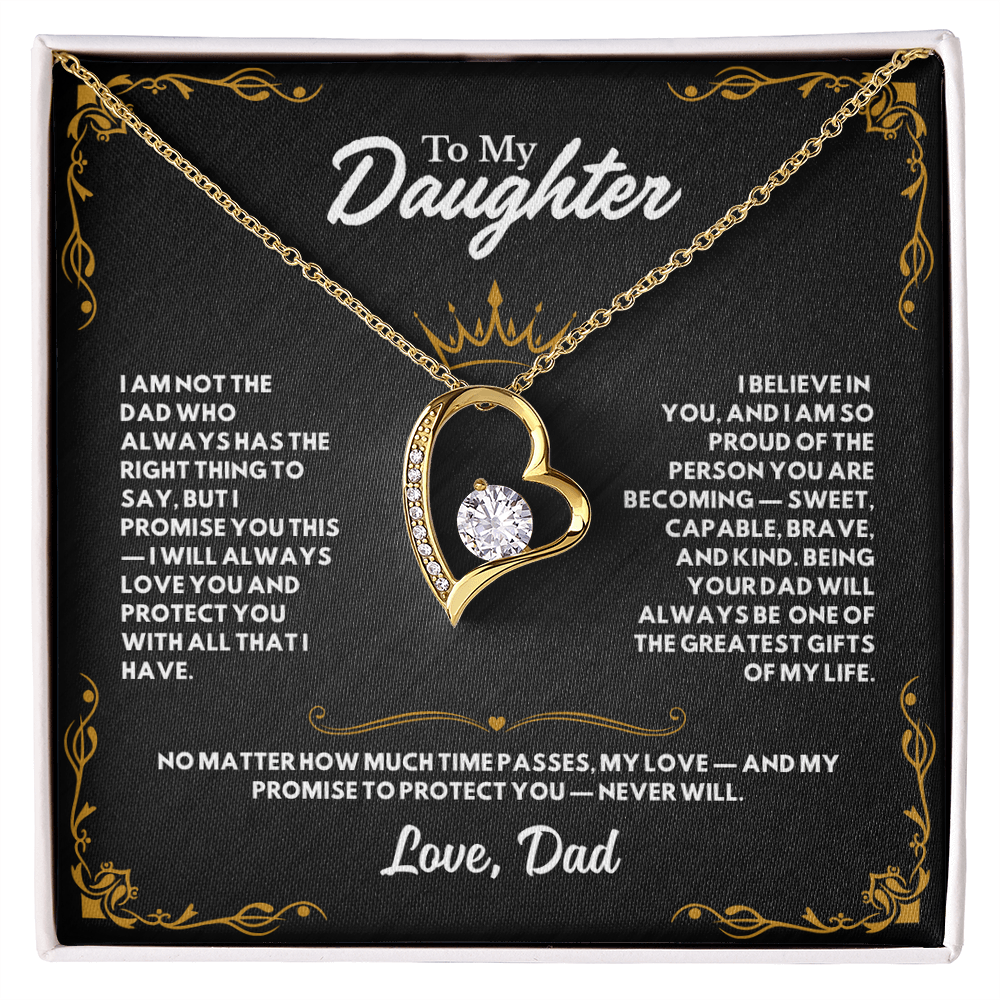 I am the dad who promises to love you and protect you