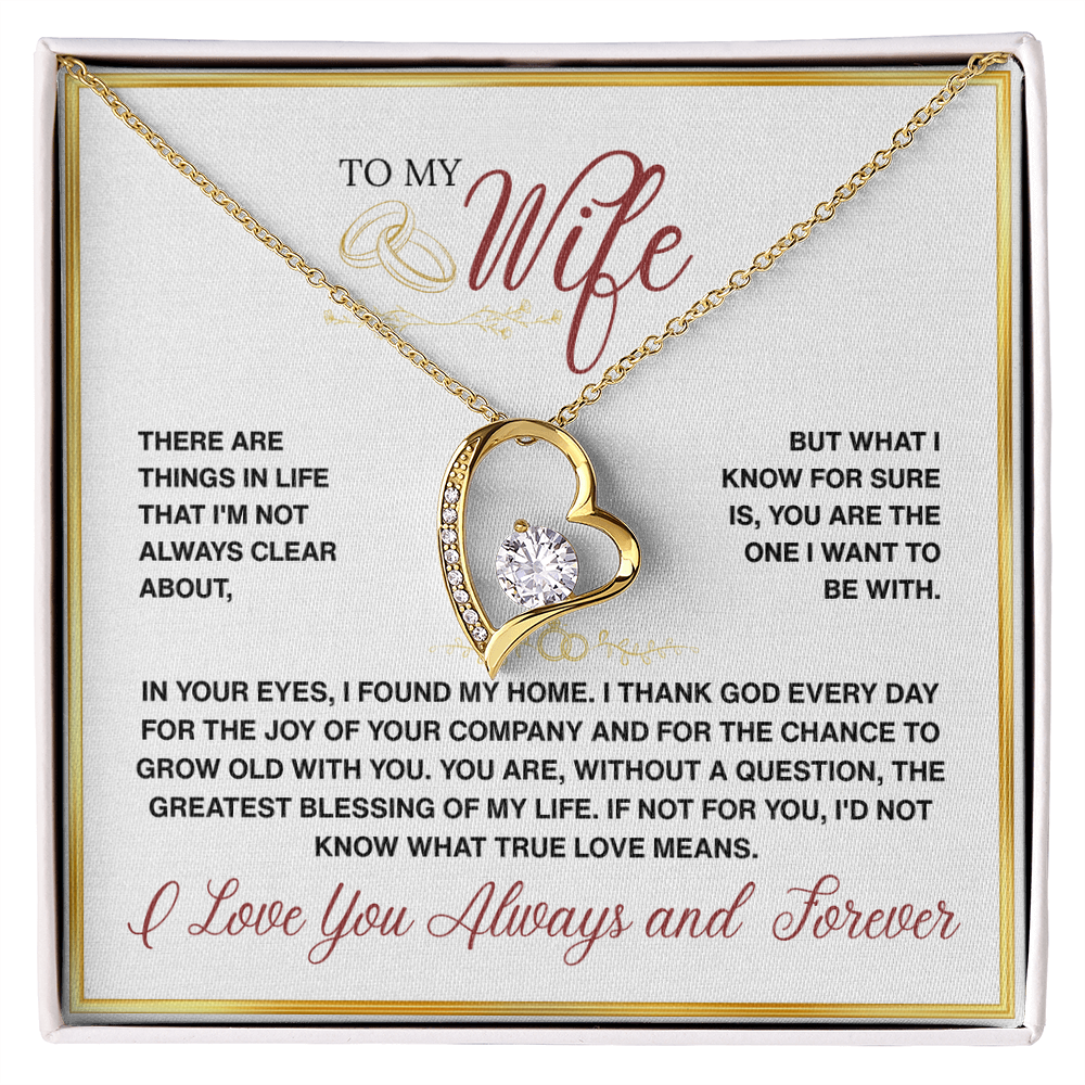 To My Wife, in your Eyes, I found my Love