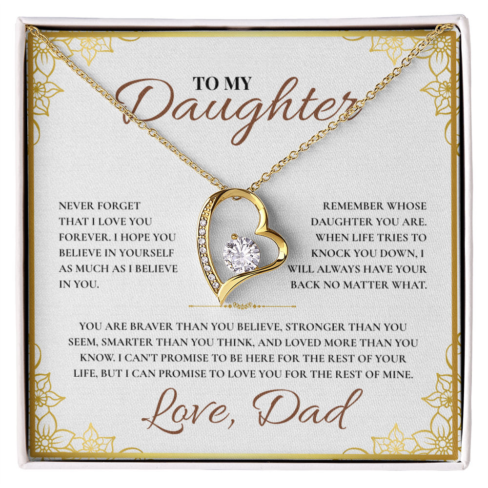 To My Daughter, I will Always Have your Back