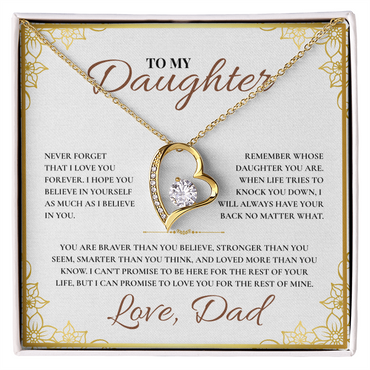 To My Daughter, I will Always Have your Back