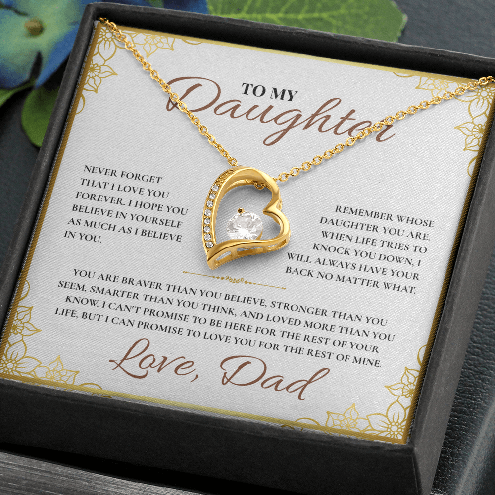 To My Daughter, I will Always Have your Back