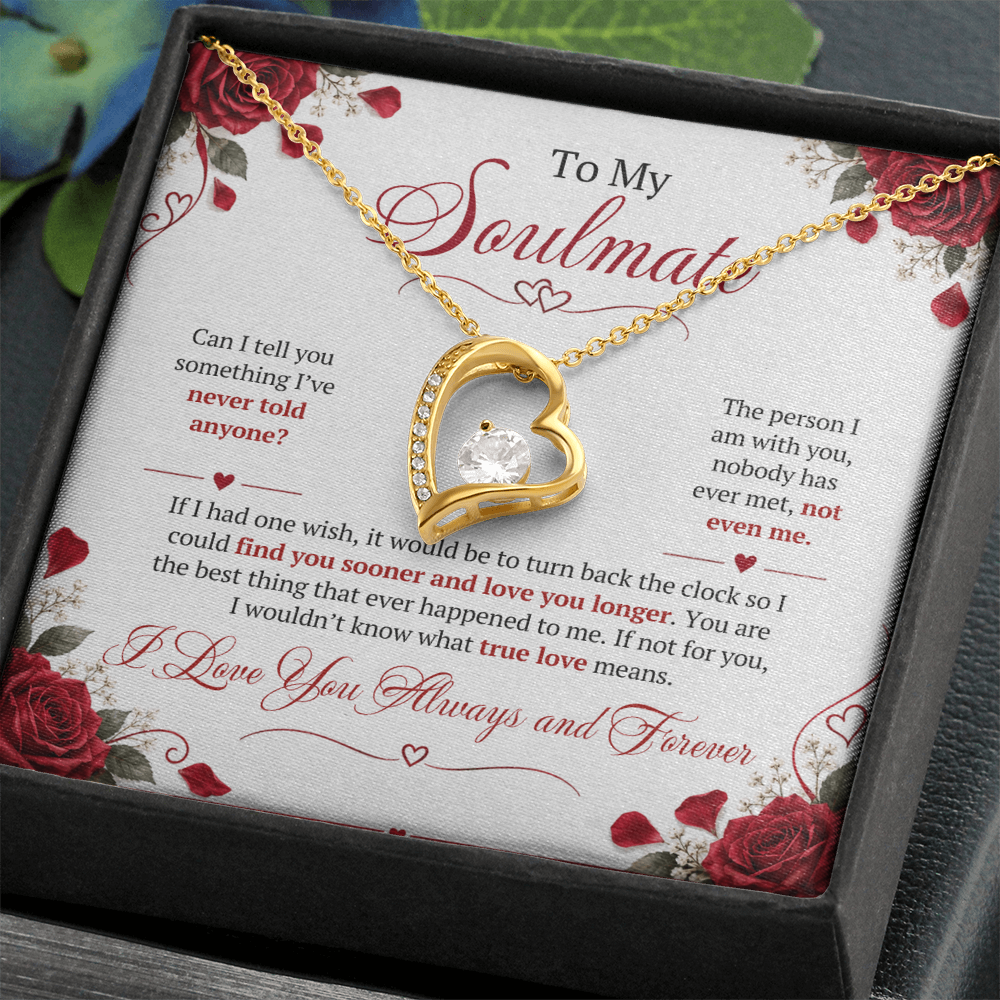 To My Soulmate - The person I am with you, nobody has ever met