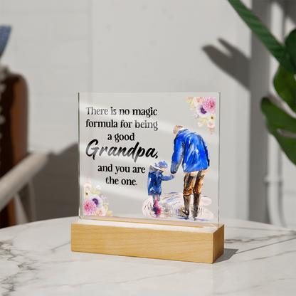 Acrylic - Grandpa You are the One
