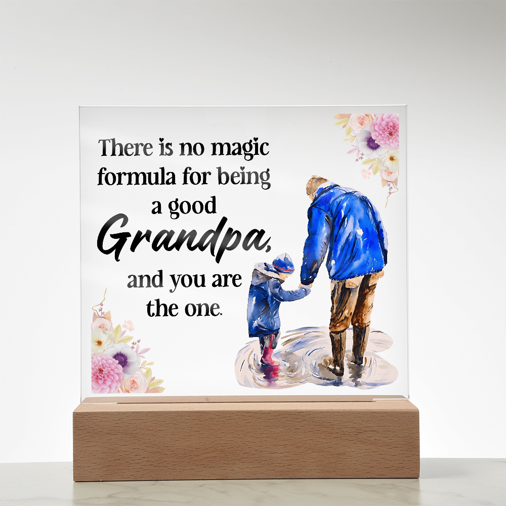 Acrylic - Grandpa You are the One