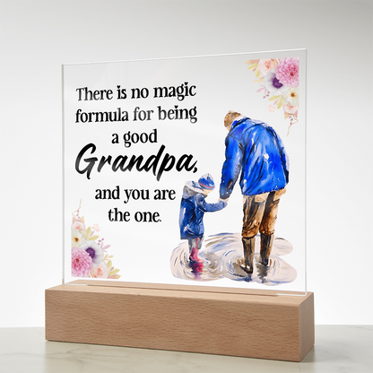 Acrylic - Grandpa You are the One