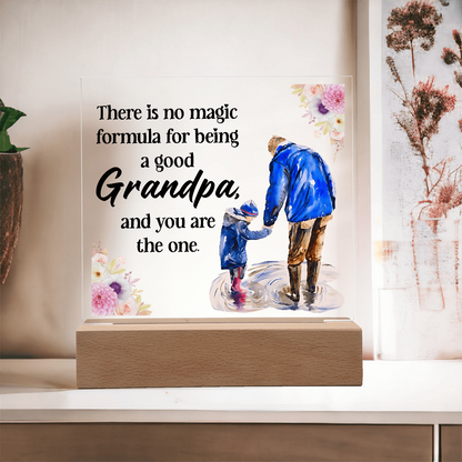 Acrylic - Grandpa You are the One