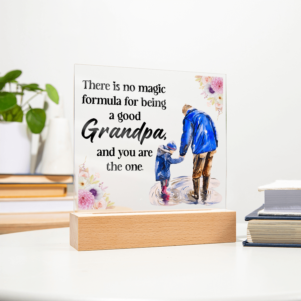 Acrylic - Grandpa You are the One