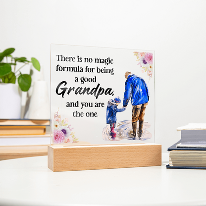 Acrylic - Grandpa You are the One