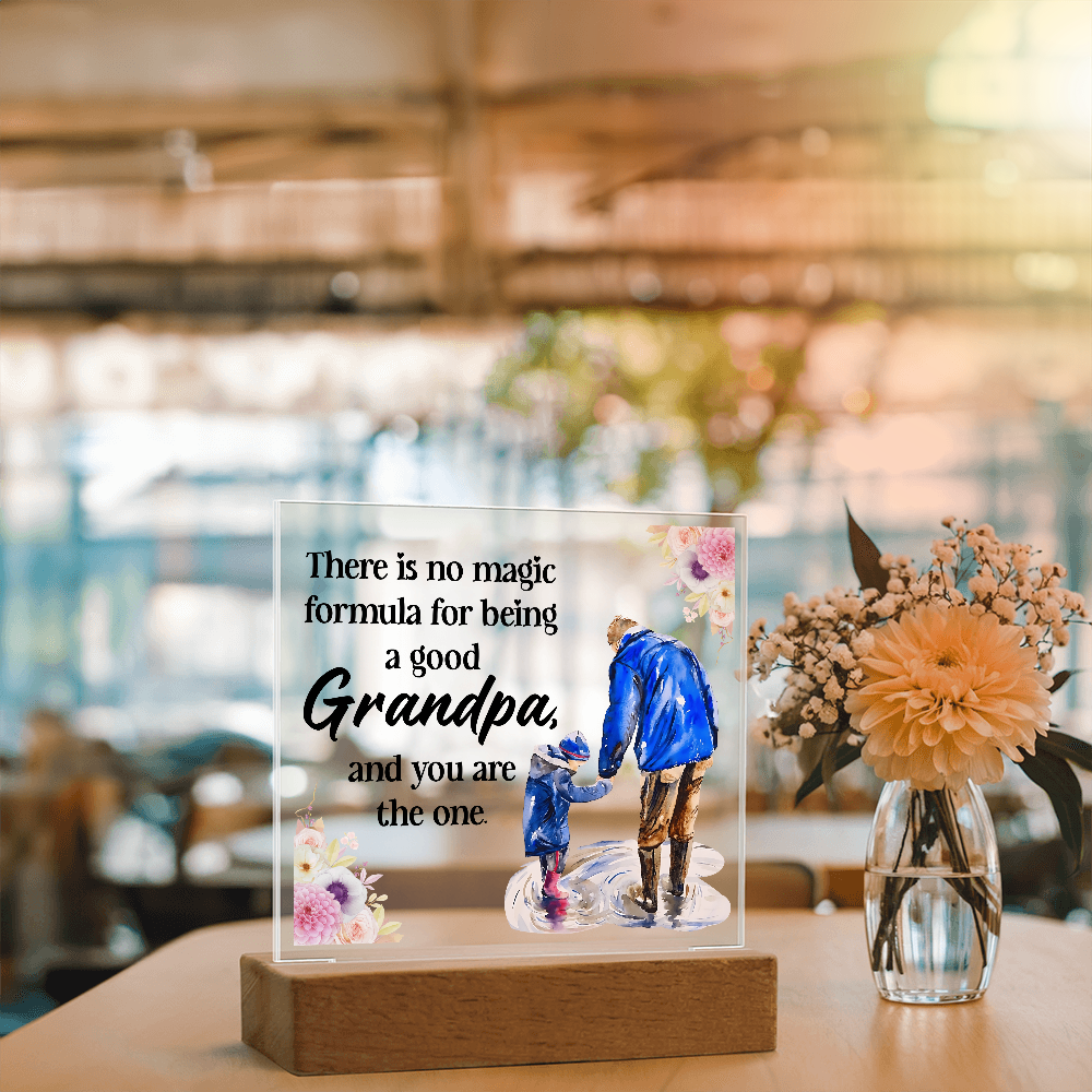 Acrylic - Grandpa You are the One