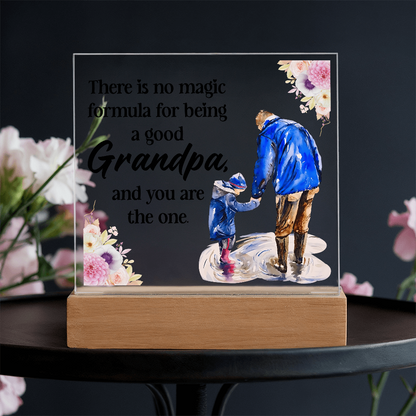 Acrylic - Grandpa You are the One