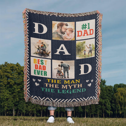 Blanket, Woven - Best Dad Ever