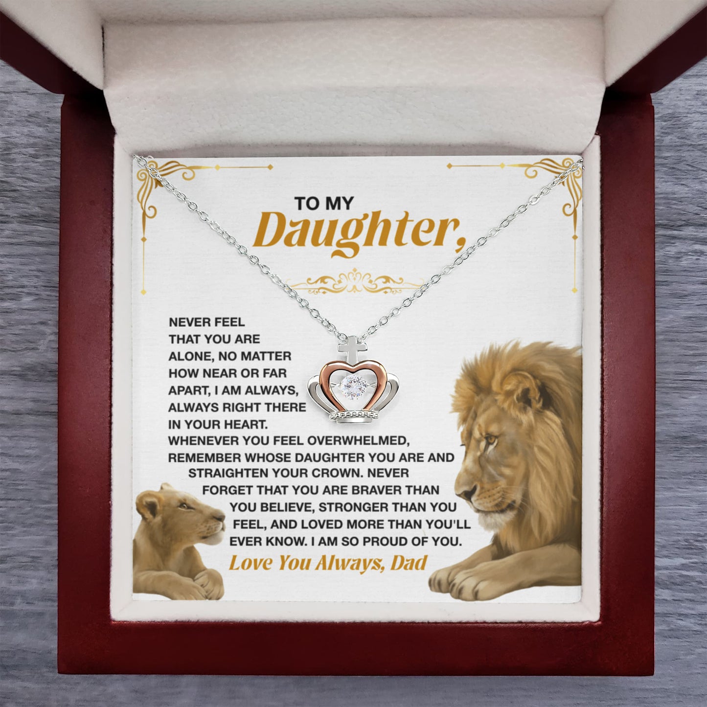 To My Daughter, Near or Apart Always in your Heart