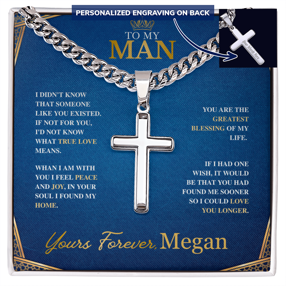 To My Man, I didn't know that someone like you existed