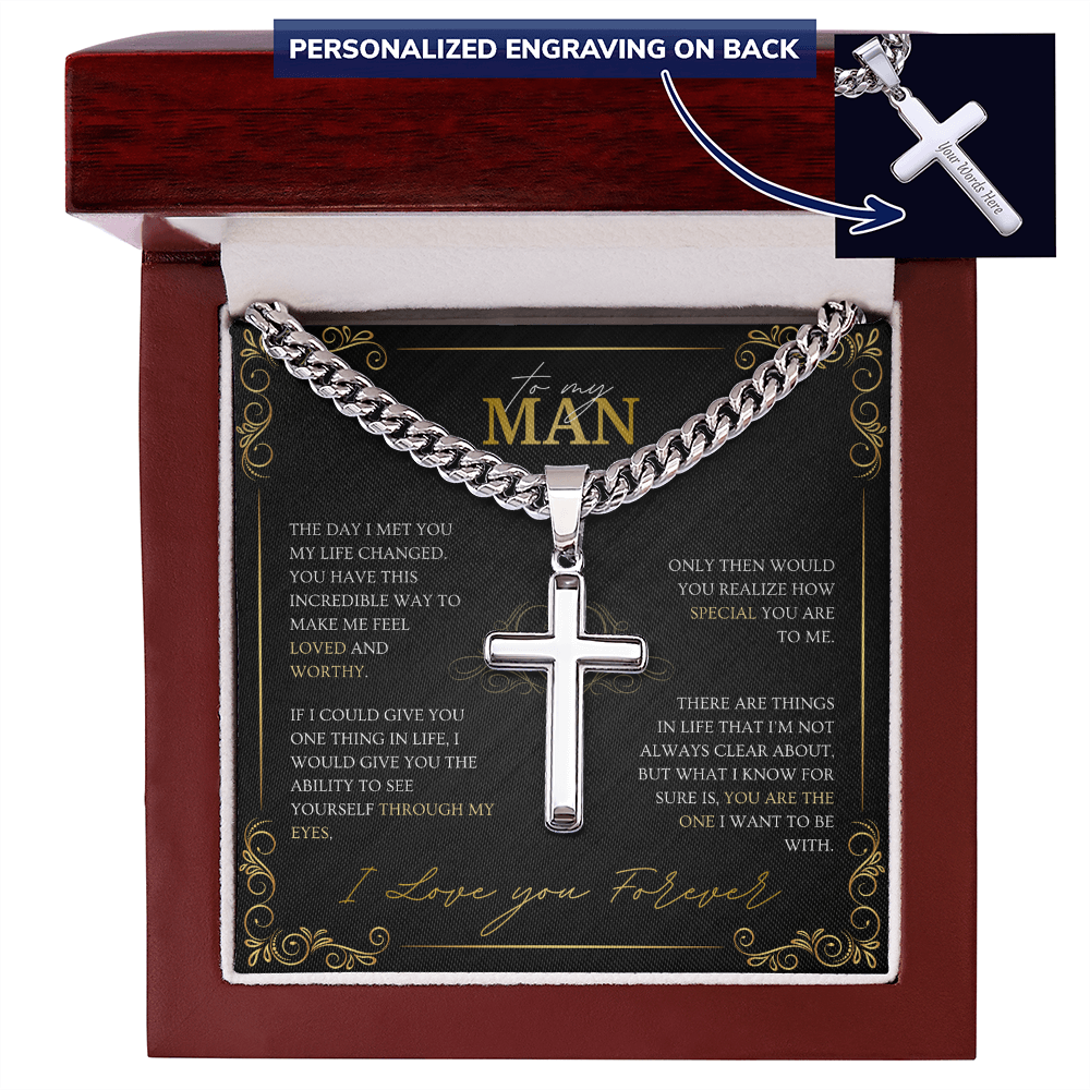 To My Man, You Make Me Feel Worthy - Gift Set