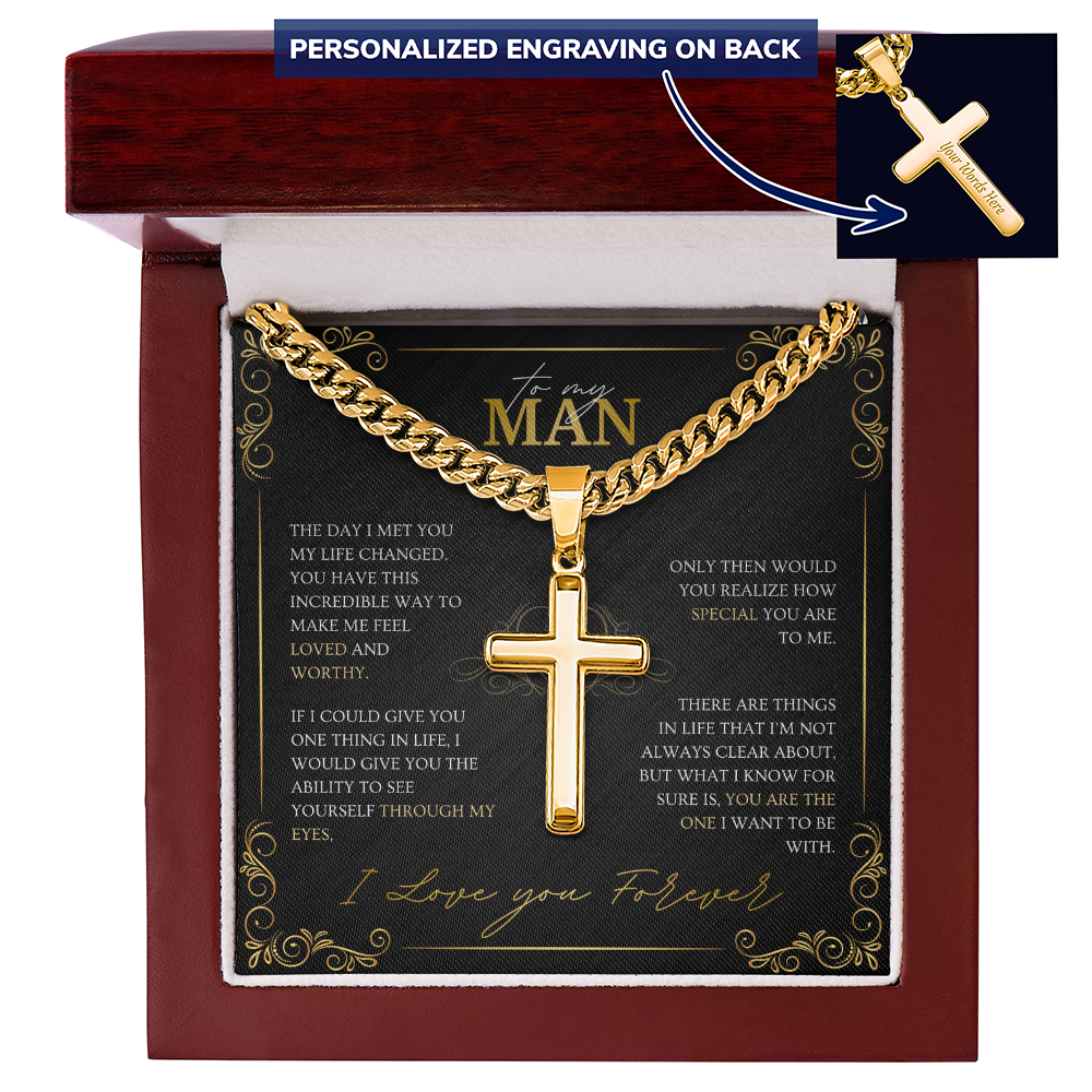 To My Man, You Make Me Feel Worthy - Gift Set